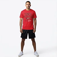 Champion Men's Georgia Big Logo Stadium T-shirt
