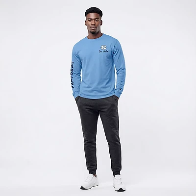 Champion Men's UNC 3 Hits Stadium Long Sleeve T-shirt