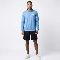 Champion Men's North Carolina Tar Heels Primary Logo Micro Mesh 1/4 Zip Sweatshirt
