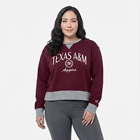 Champion Women's Texas A&M Aggies High and Low Crewneck Sweatshirt