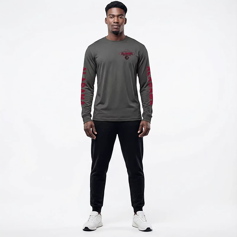 '47 Men's Alabama Crimson Tide Cairn Ravine Foundation Long Sleeve T-shirt