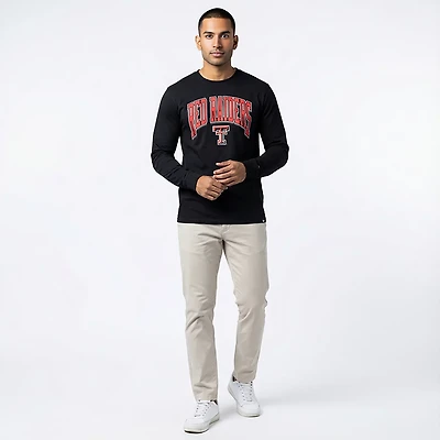 47 Brands Men's Texas Tech Red Raiders Walk Tall Franklin Long Sleeve T-shirt