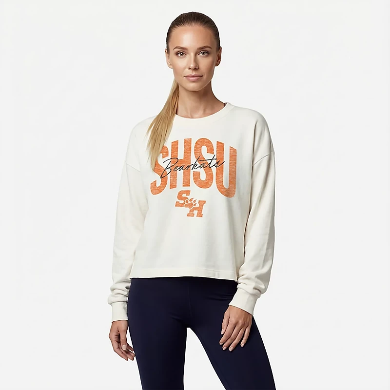 47 Women's Sam Houston State Muse Sydney Long Sleeve Crew Sweatshirt