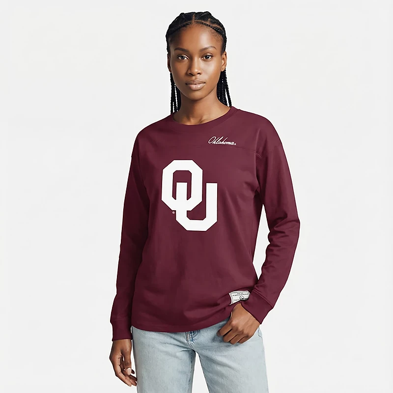 47 Women's Oklahoma Game Nod Timeless 3/4 Sleeve T-shirt