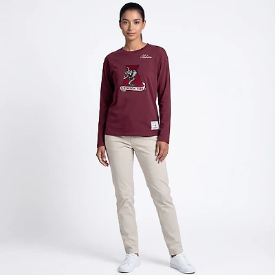 47 Women's Alabama Game Nod Timeless 3/4 Sleeve T-shirt