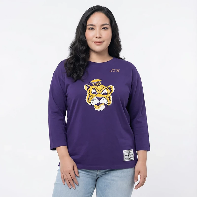47 Women's LSU Game Nod Timeless 3/4 Sleeve T-shirt