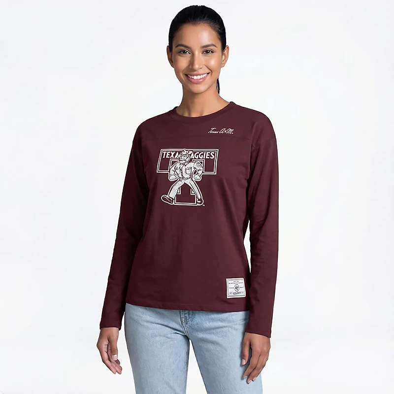47 Women's Texas A&M Game Nod Timeless 3/4 Sleeve T-shirt