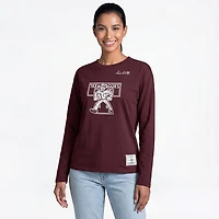 47 Women's Texas A&M Game Nod Timeless 3/4 Sleeve T-shirt