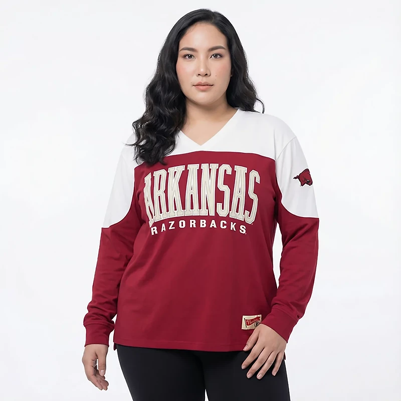 Pressbox Women's Arkansas Southlawn Victory Long Sleeve Top