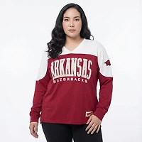 Pressbox Women's Arkansas Southlawn Victory Long Sleeve Top