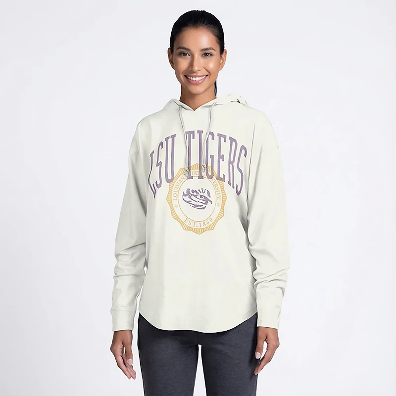 Pressbox Women's LSU Lawrence San Bruno Hooded Long Sleeve Top