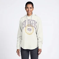 Pressbox Women's LSU Lawrence San Bruno Hooded Long Sleeve Top