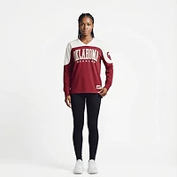 Pressbox Women's Oklahoma Southlawn Victory Long Sleeve Top
