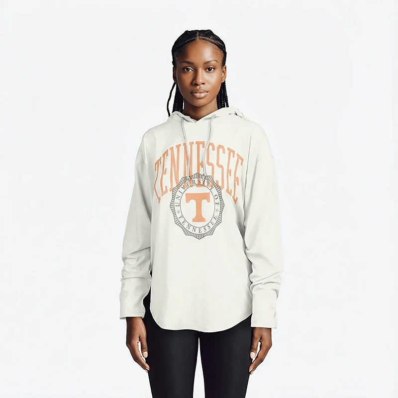Pressbox Women's Tennessee Lawrence San Bruno Hooded Long Sleeve Top