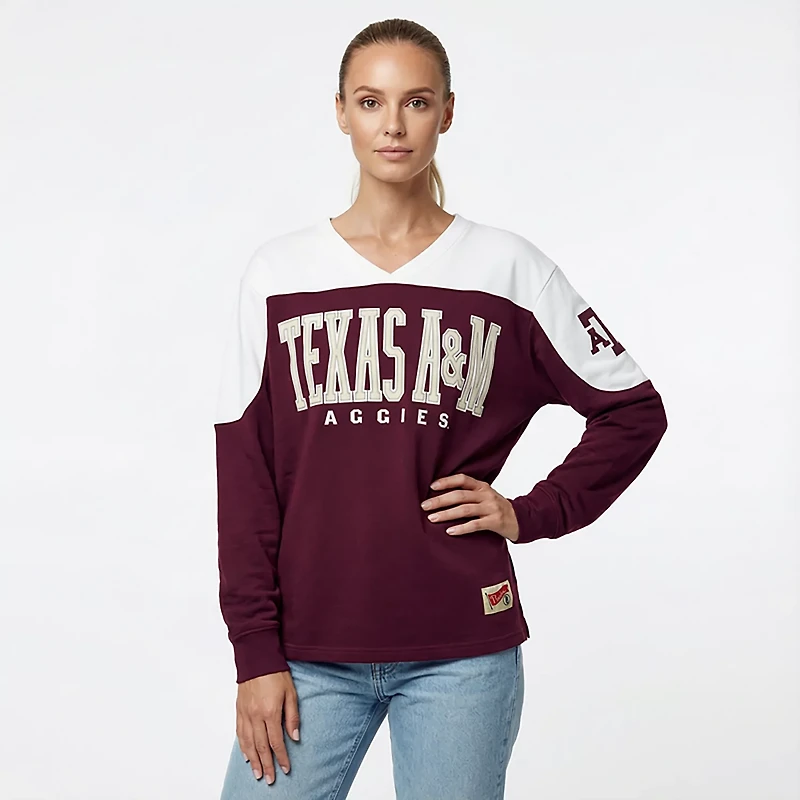 Pressbox Women's Texas A&M Southlawn Victory Long Sleeve Top