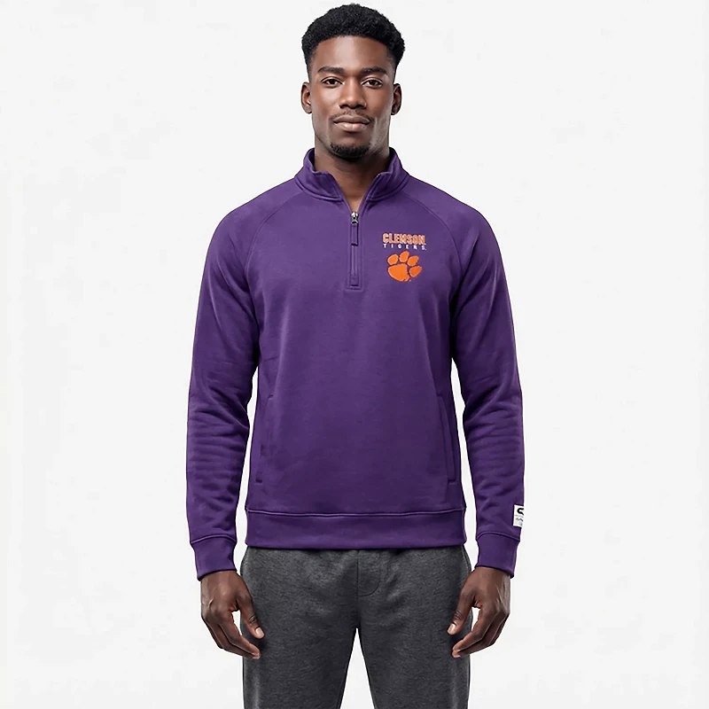 Colosseum Athletics Men's Clemson Nial 1/4 Zip Pullover