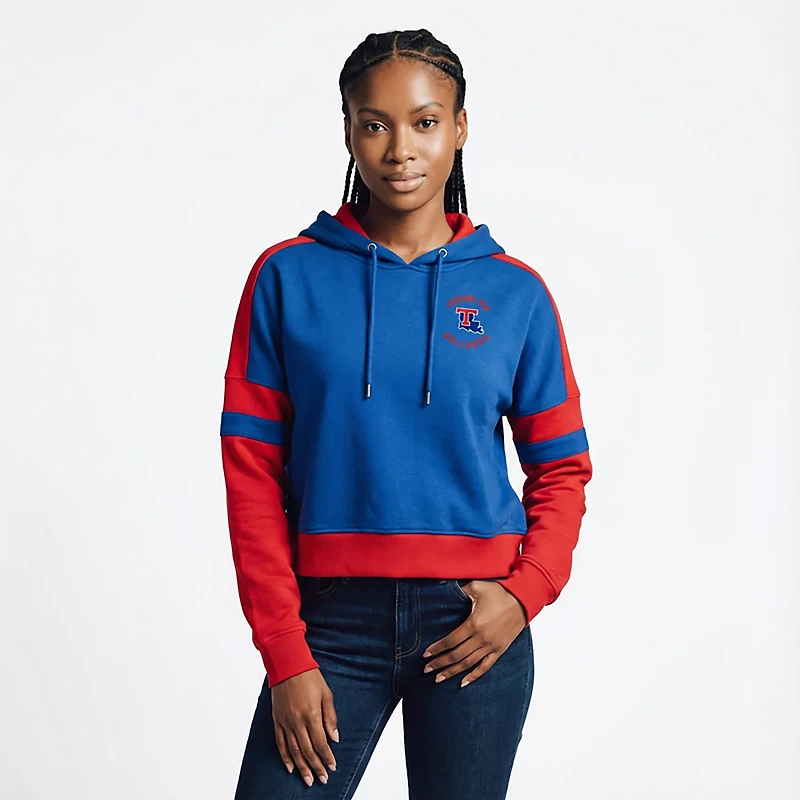 Colosseum Athletics Women's Louisiana Tech Harry Cropped Hoodie