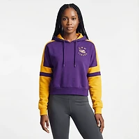 Colosseum Athletics Women's LSU Harry Cropped Hoodie