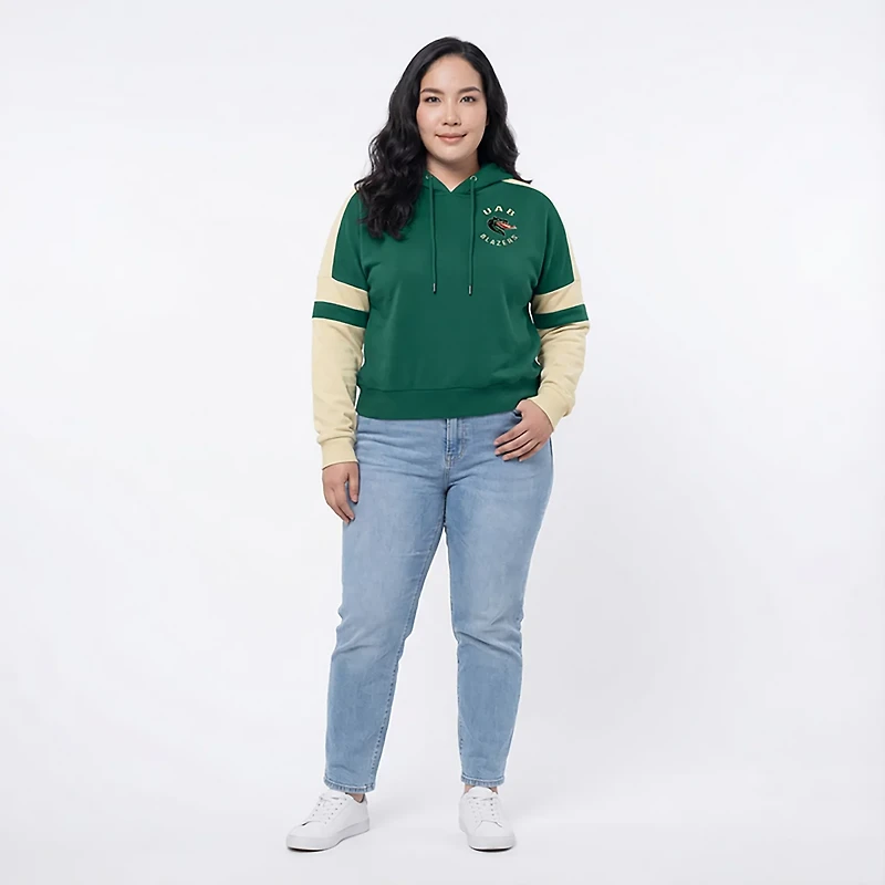 Colosseum Athletics Women's Alabama-Birmingham Harry Cropped Hoodie