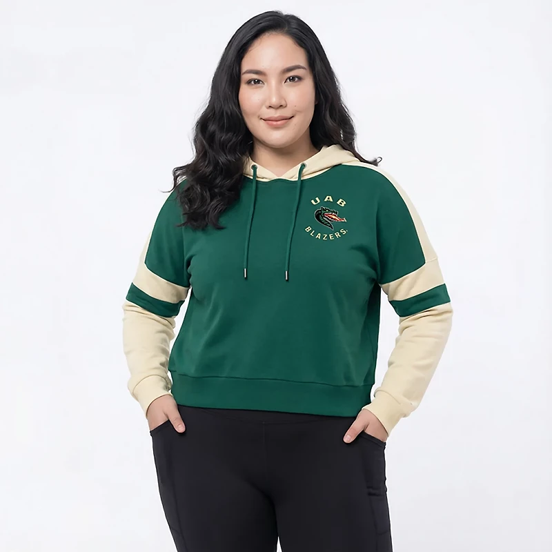 Colosseum Athletics Women's Alabama-Birmingham Harry Cropped Hoodie