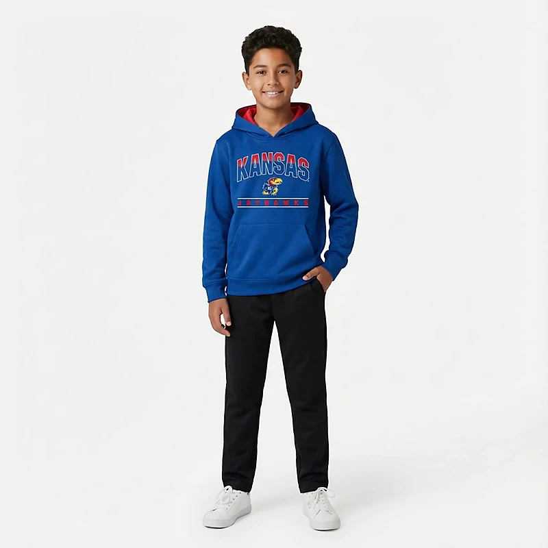 Colosseum Athletics Kids' Kansas Louis Hoodie