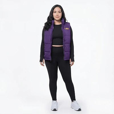 Colosseum Athletics Women's LSU Sylvie Puffer Vest