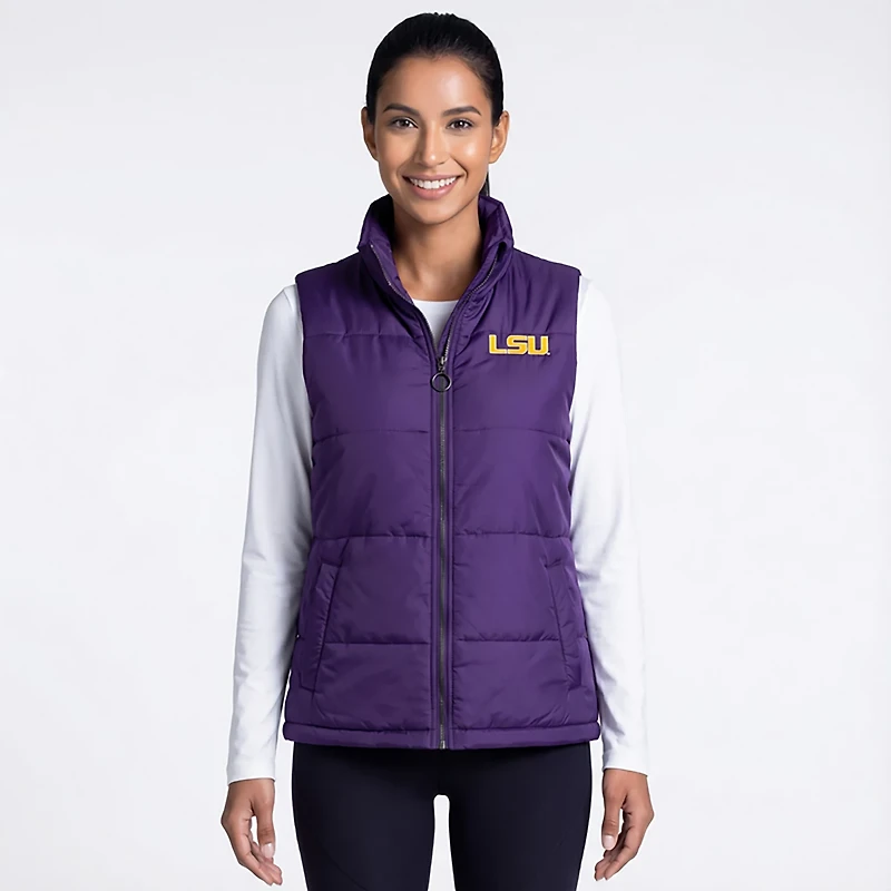 Colosseum Athletics Women's LSU Sylvie Puffer Vest