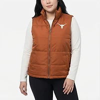 Colosseum Athletics Women's Texas Sylvie Puffer Vest