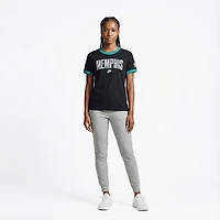 Nike Women's Memphis Grizzlies Hardwood Classic Ringer Short Sleeve T-shirt