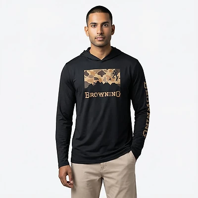 Browning Men's Taylor Hooded Long Sleeve T-shirt