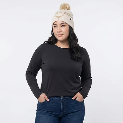 47 Brands Women's University of Texas Longhorns Latte Cuff Knit Cap