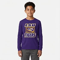 Outerstuff Boys' 4-7 LSU Never Settle Long Sleeve T-shirt