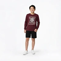 Outerstuff Boys' 4-7 Texas A&M Never Settle Long Sleeve T-shirt