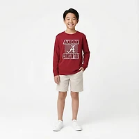 Outerstuff Boys' 4-7 Alabama Never Settle Long Sleeve T-shirt