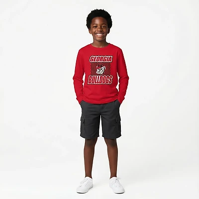 Outerstuff Boys' 4-7 Georgia Never Settle Long Sleeve T-shirt