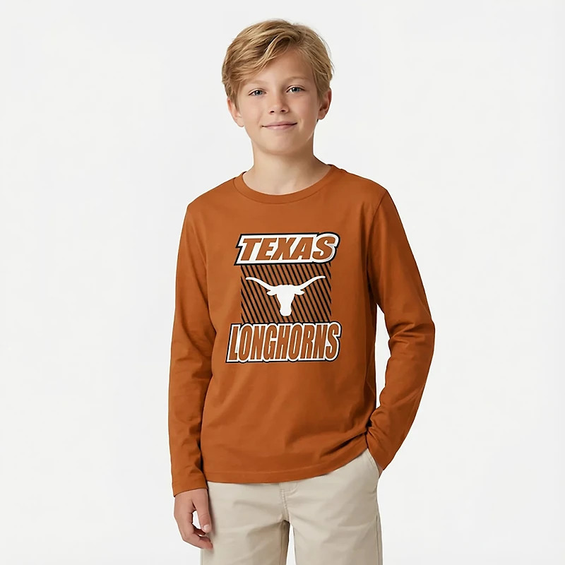 Outerstuff Boys' 4-7 Texas Never Settle Long Sleeve T-shirt