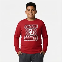 Outerstuff Boys' 4-7 Oklahoma Never Settle Long Sleeve T-shirt