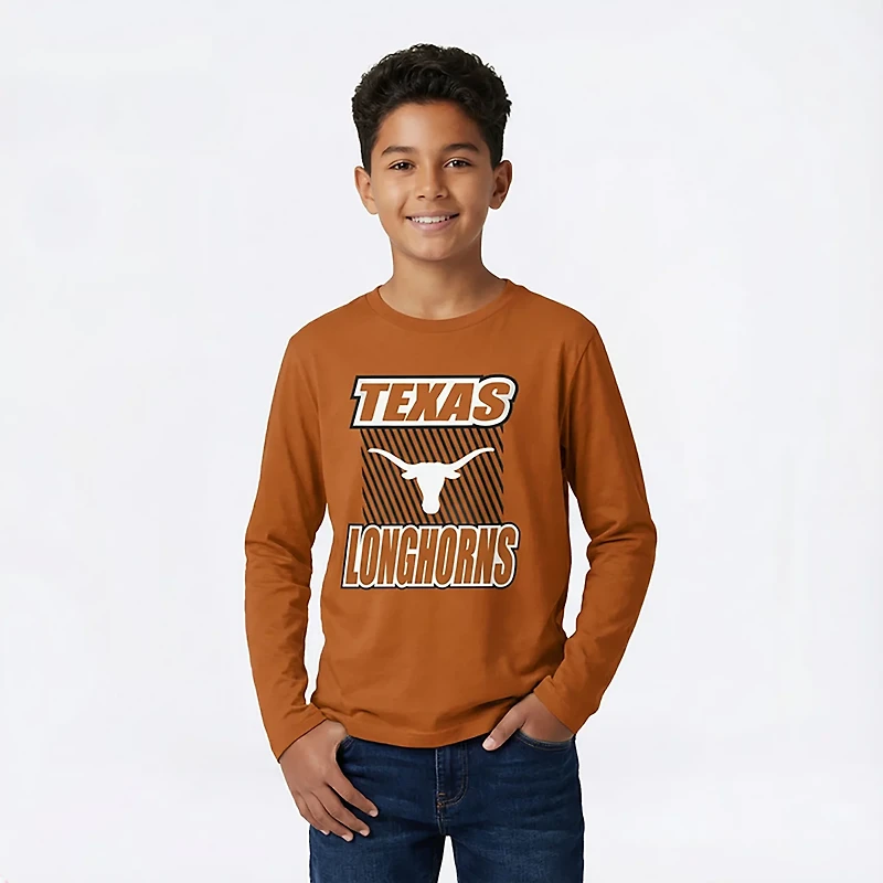 Outerstuff Youth Texas Never Settle Long Sleeve T-shirt