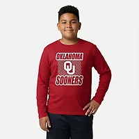 Outerstuff Youth Oklahoma Never Settle Long Sleeve T-shirt