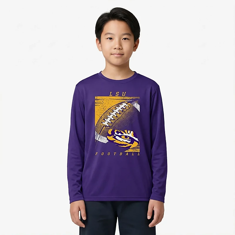 Outerstuff Youth LSU Half Time Long Sleeve T-shirt