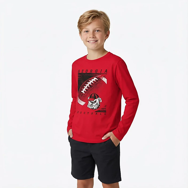 Outerstuff Youth Georgia Half Time Long Sleeve T-shirt