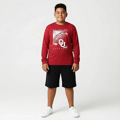 Outerstuff Youth Oklahoma Half Time Long Sleeve T-shirt