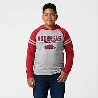 Wes & Willy Boys' University of Arkansas Raglan Lightweight Hoodie