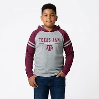 Wes & Willy Boys' Texas A&M University Raglan Lightweight Hoodie