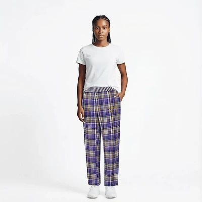 College Concepts Women's LSU Laney Plaid Pants