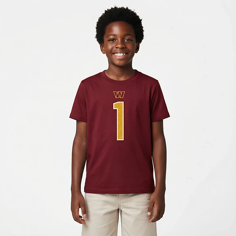 Nike Youth's Washington Commanders Deebo Samuel Sr. Fuse Player Name & Number Tee