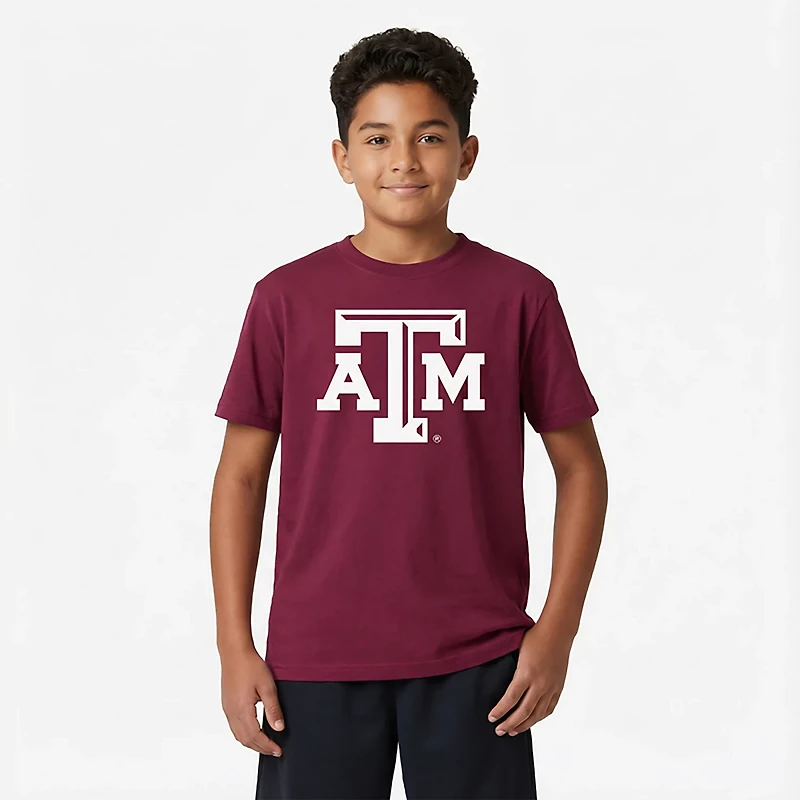 Wes & Willy Boys' Texas A&M Primary Logo T-shirt