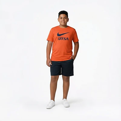 Nike Boys' University of Texas at San Antonio Swoosh Wordmark Graphic T-shirt
