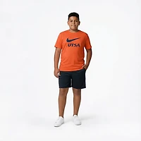Nike Boys' University of Texas at San Antonio Swoosh Wordmark Graphic T-shirt