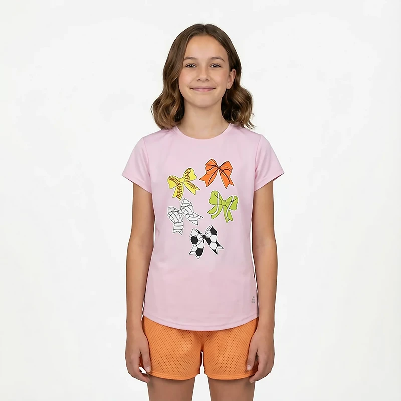 BCG Girls' Turbo GFX Short Sleeve T-shirt